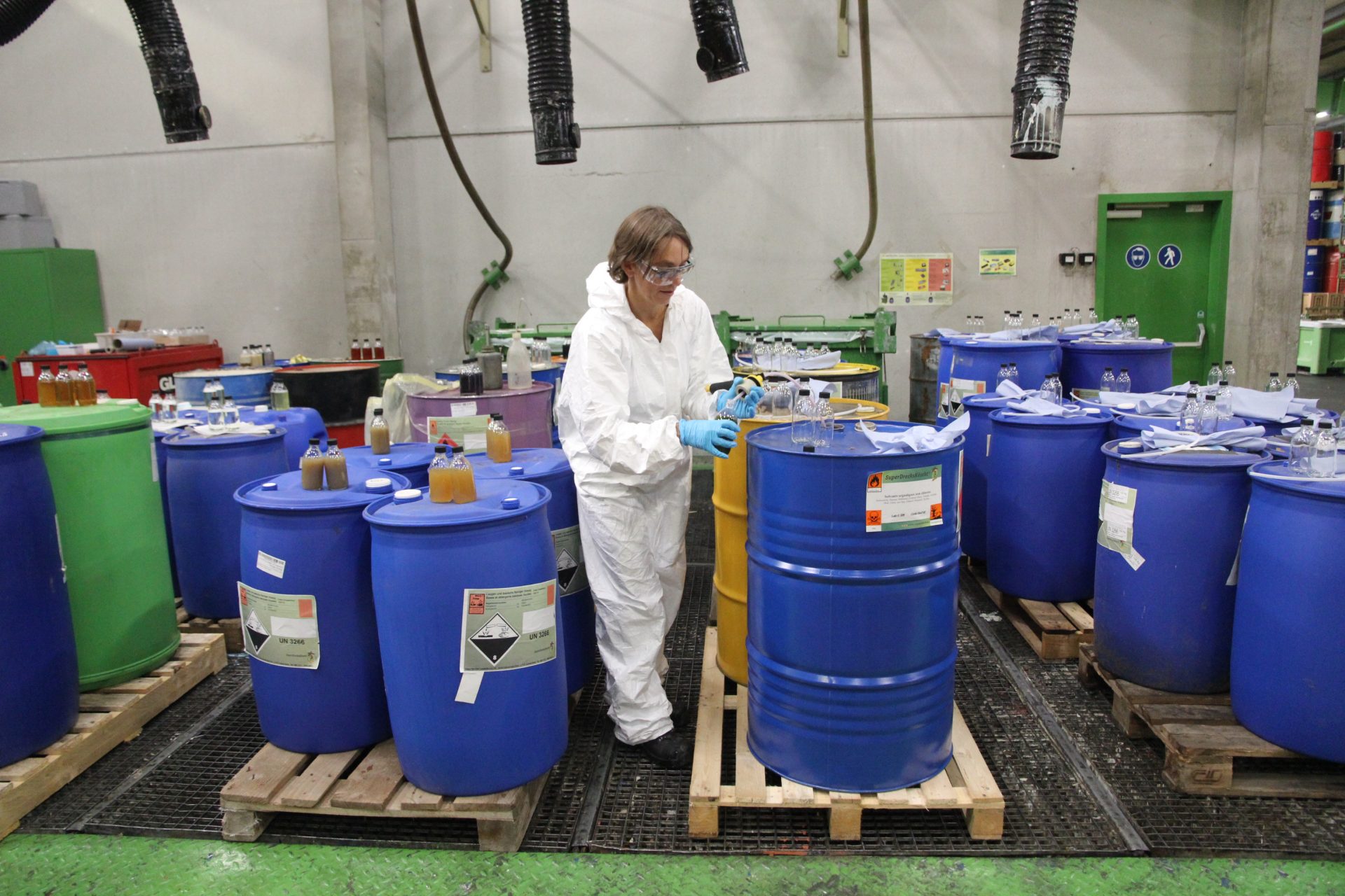vérification de la qualité de fûts