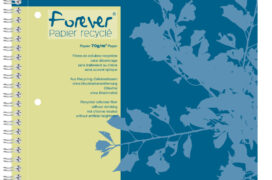 Clairefontaine Cahier reliure integrale Forever A4+ 225×297 160pages Q.5×5 70g recyclé