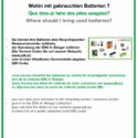 Plakat : Batterien