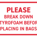 Plakat : Styrofoam